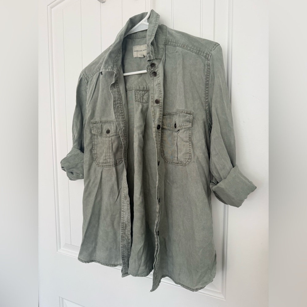 American Eagle Outfitters Olive Utility Jacket